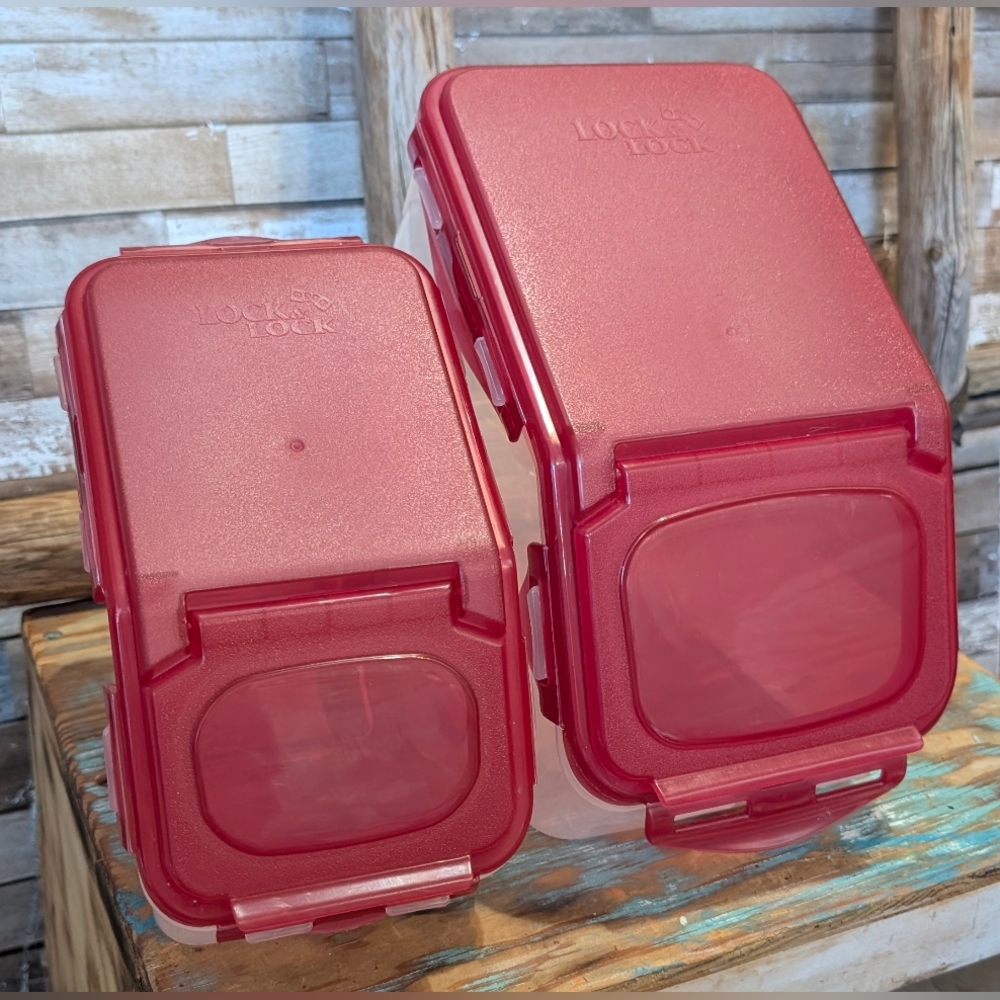 Lock And Lock Bundle Of 2 Storage Containers - Picture 14 of 15